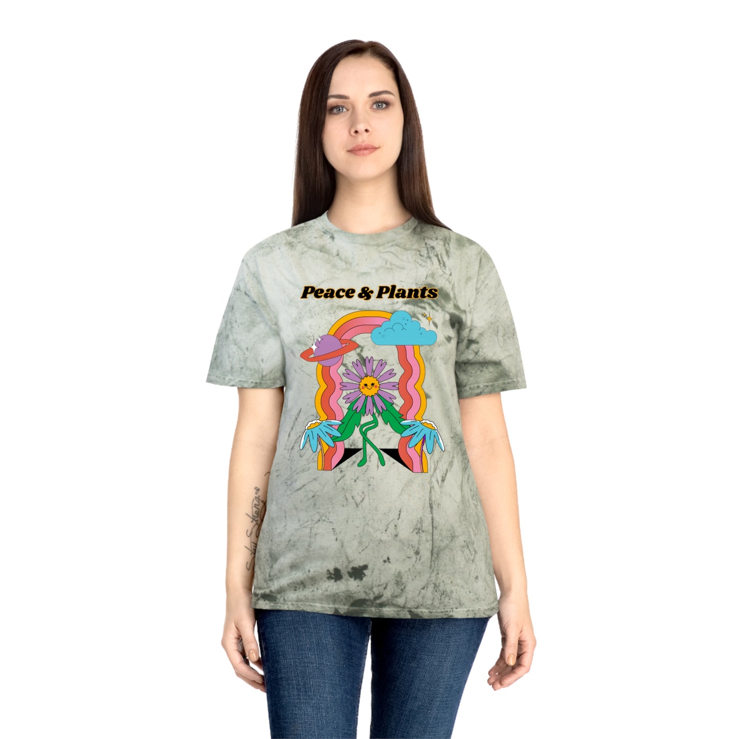 Peace & Plants Color Blast T-Shirt