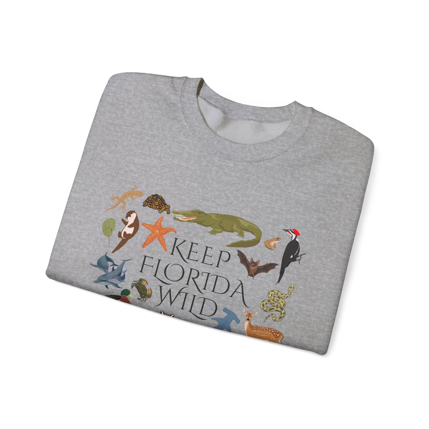 Keep Florida Wild Unisex Crewneck Sweatshirt