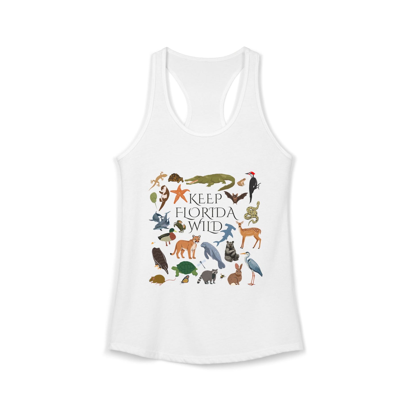 Keep Florida Wild Women's Racerback Tank