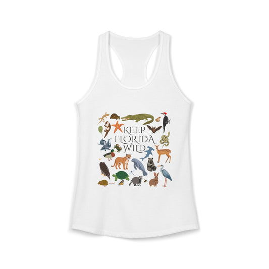 Keep Florida Wild Women's Racerback Tank