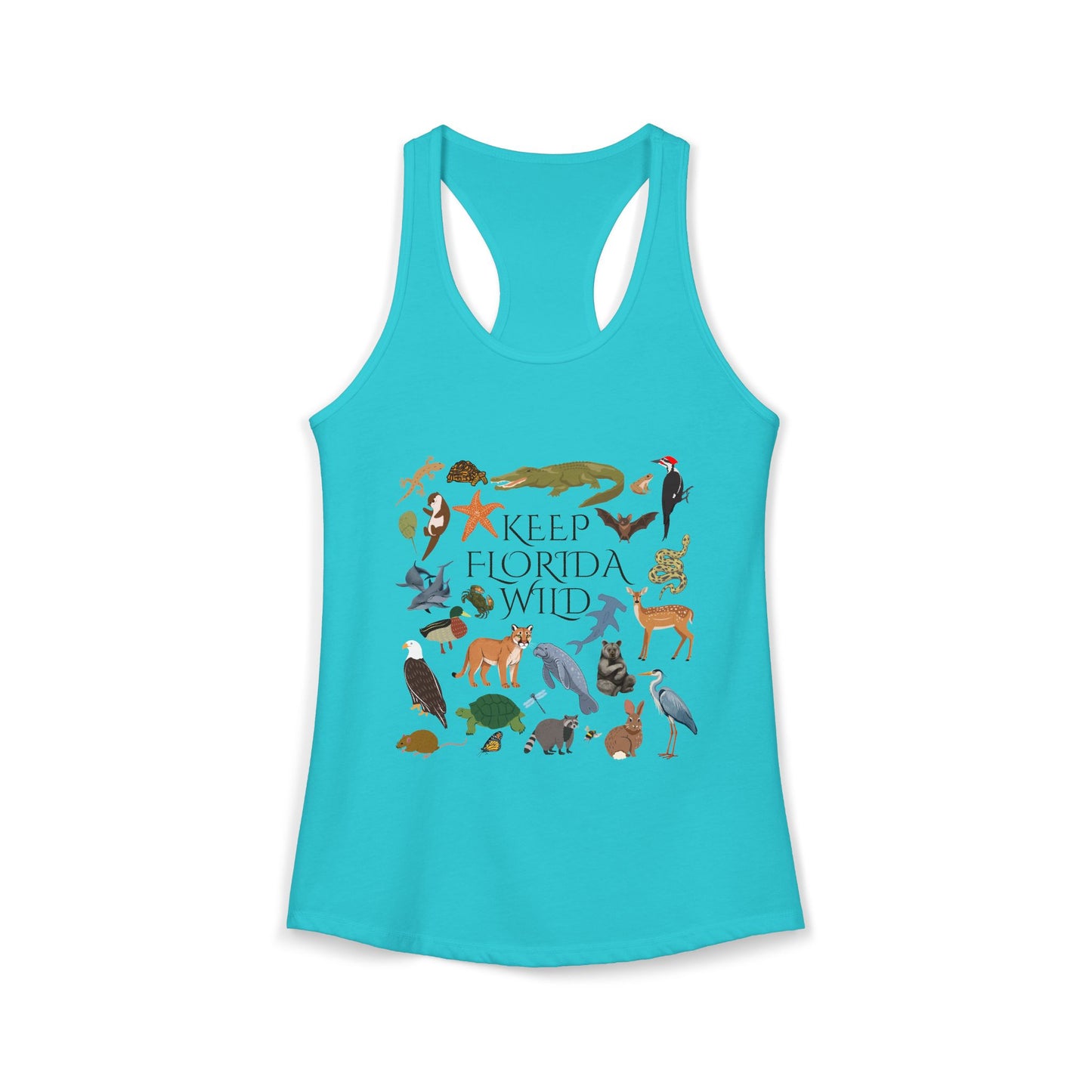 Keep Florida Wild Women's Racerback Tank