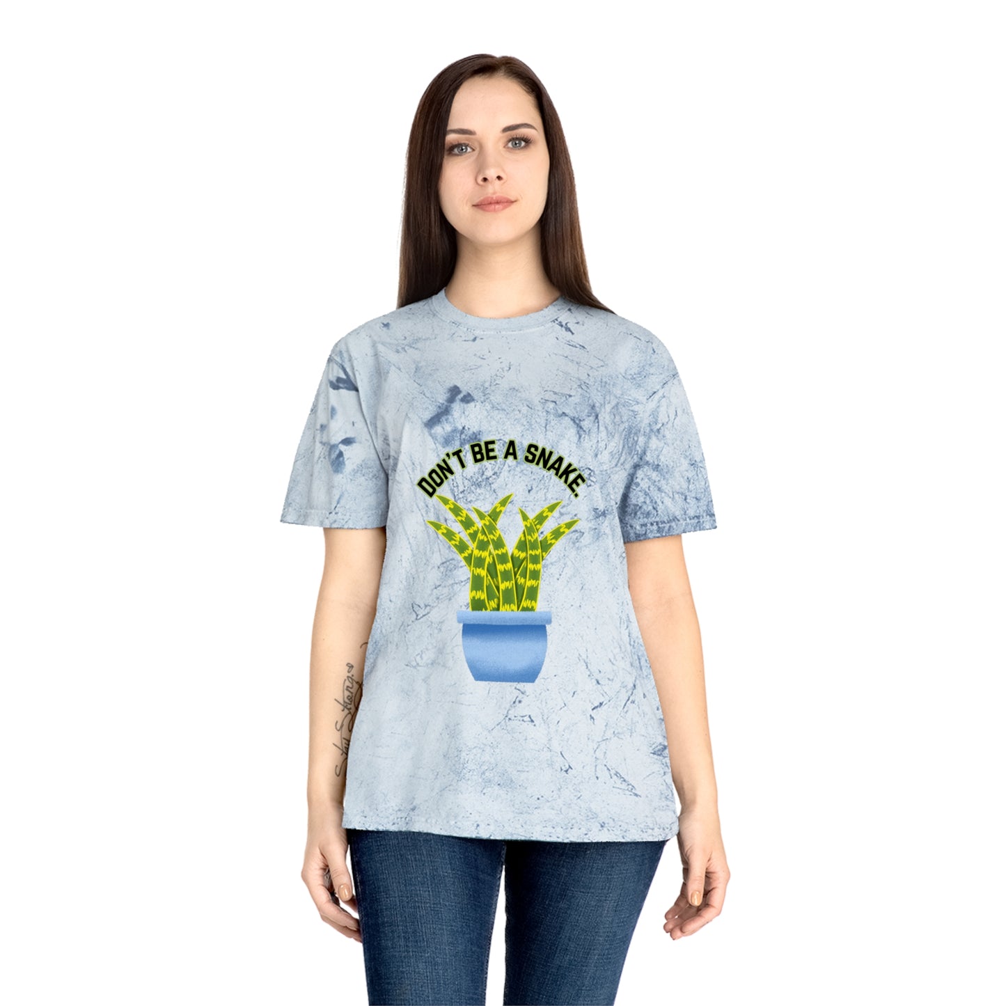 Don't Be A Snake Unisex Color Blast T-Shirt