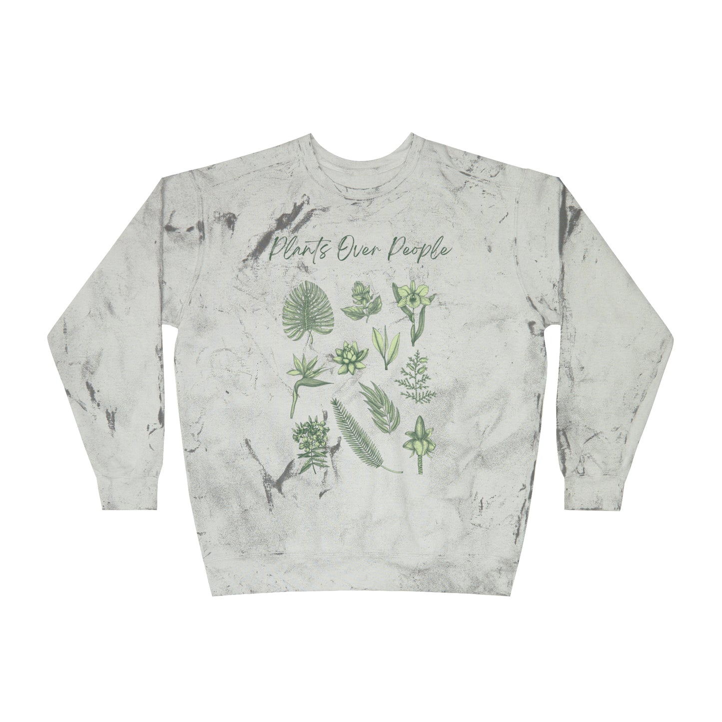 Plants Over People Unisex Color Blast Crewneck