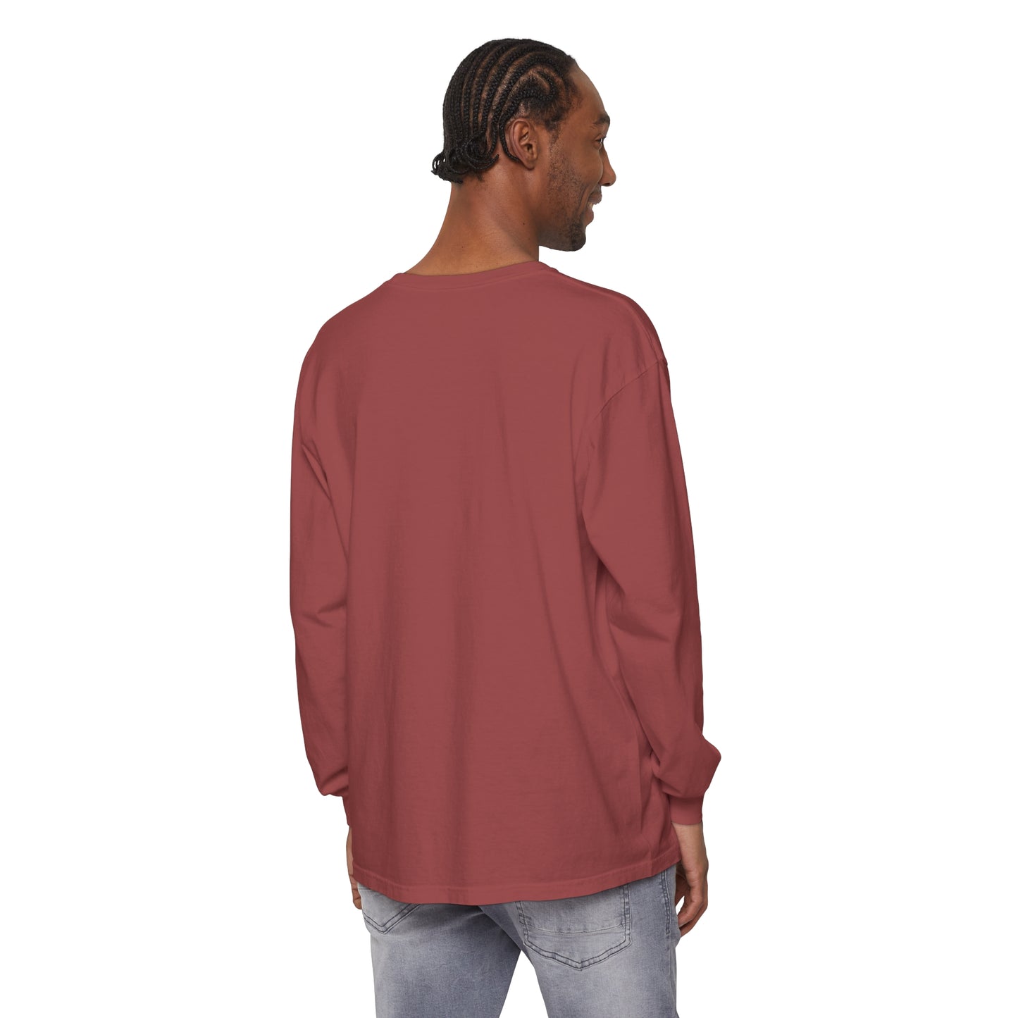 Plants & Cats Are All I Need Unisex Garment-dyed Long Sleeve