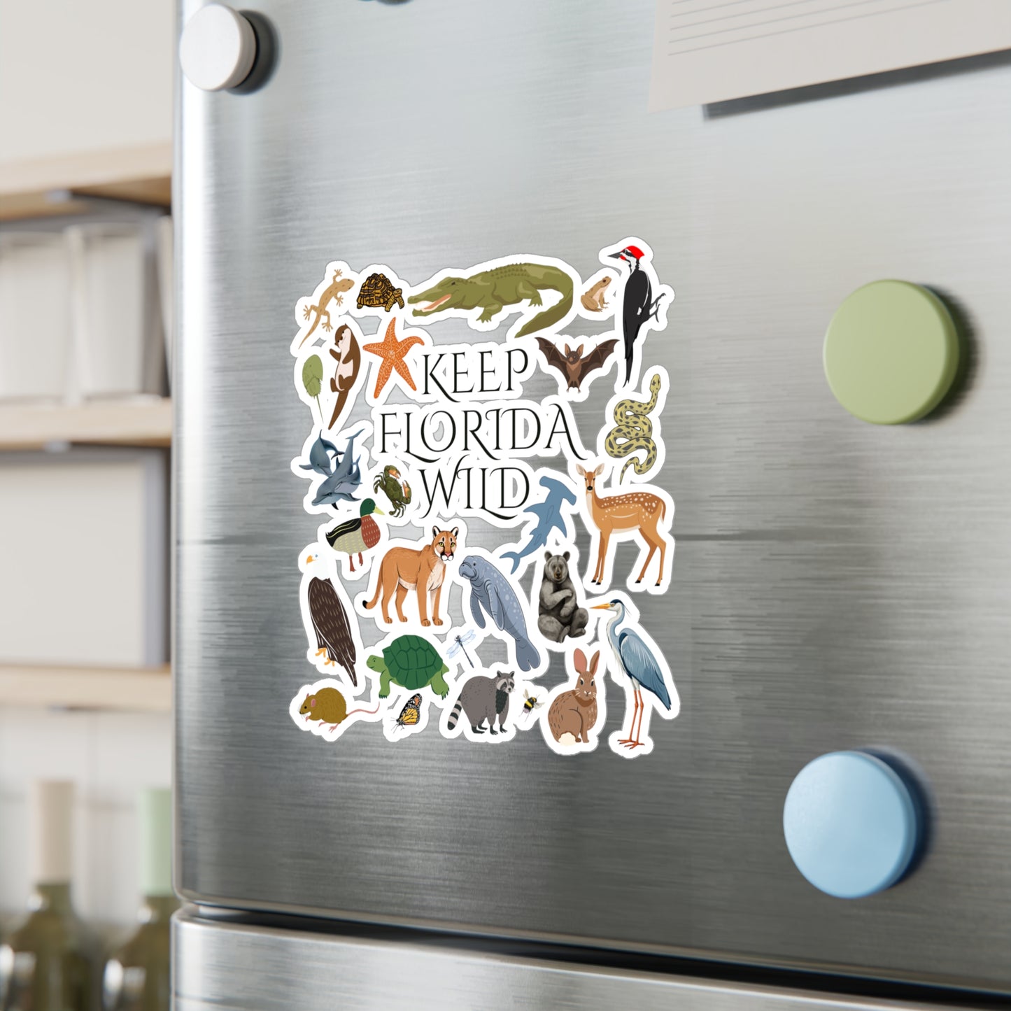 Keep Florida Wild Vinyl Decals
