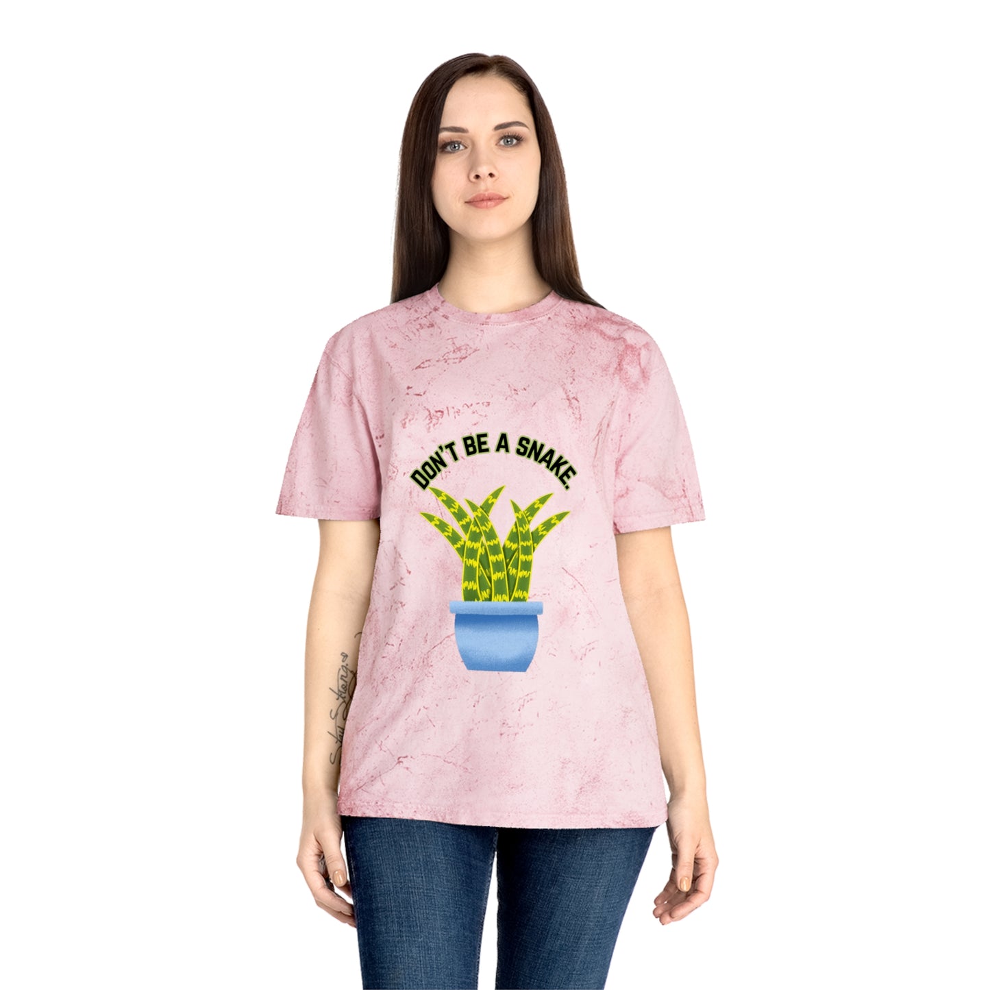 Don't Be A Snake Unisex Color Blast T-Shirt