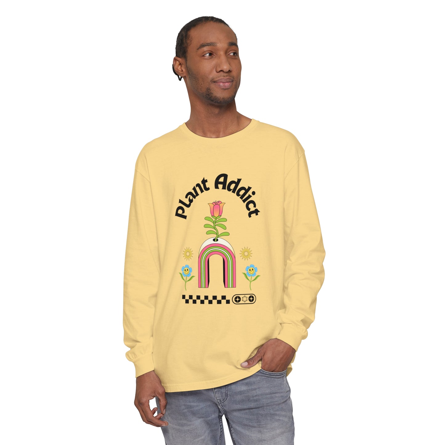 Plant Addict Garment-dyed Long Sleeve