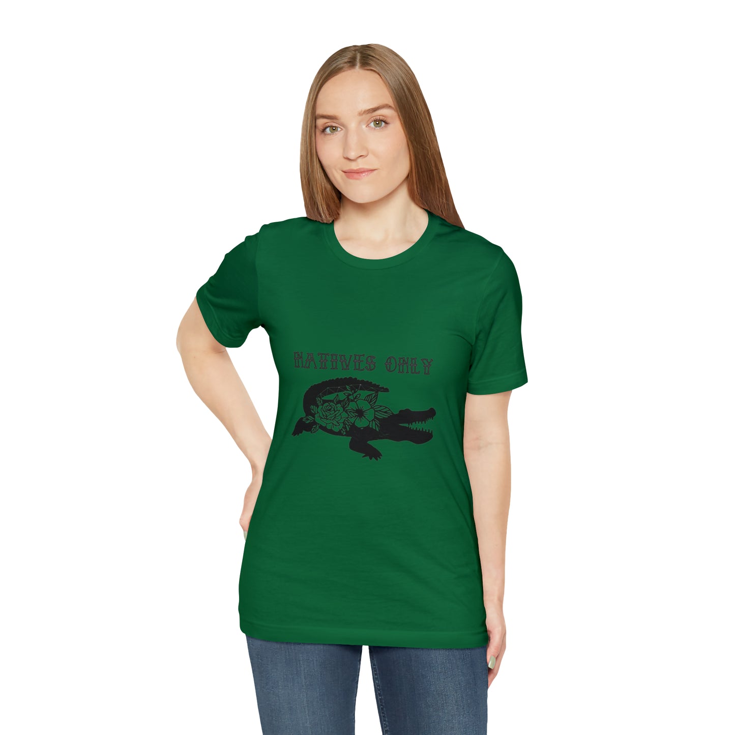 Natives Only Alligator Unisex Jersey Tee