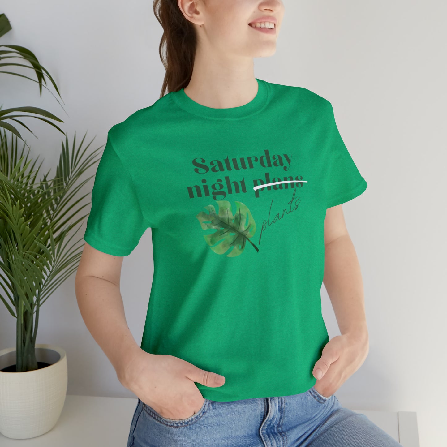 Saturday Night Plants Unisex Jersey Short Sleeve