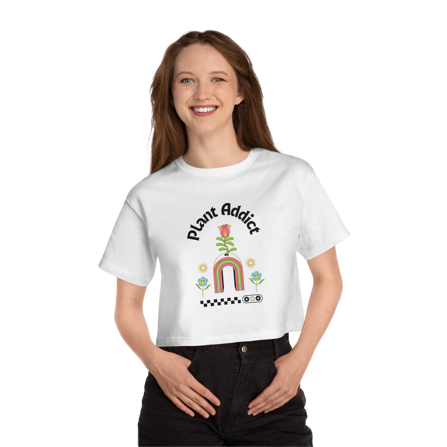 Plant Addict Champion Women's Cropped T-Shirt
