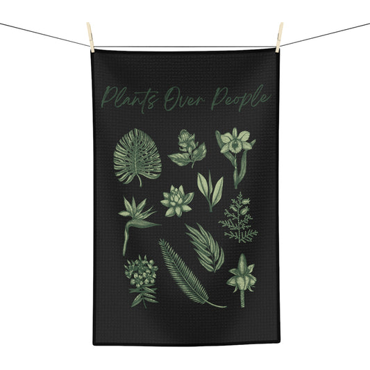 Plants Over People Tea Towel