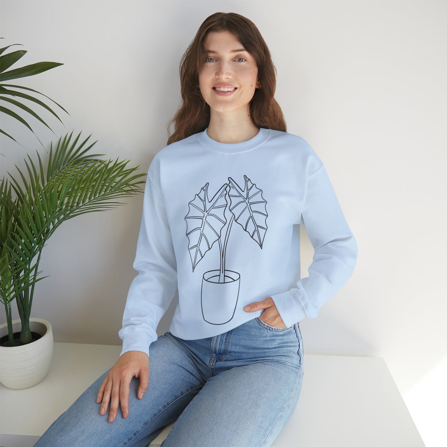 Alocasia Unisex Crewneck Sweatshirt