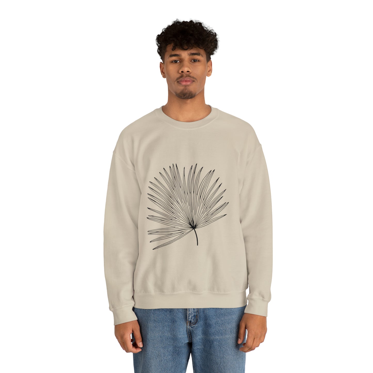 Palm Leaf Unisex Crewneck Sweatshirt