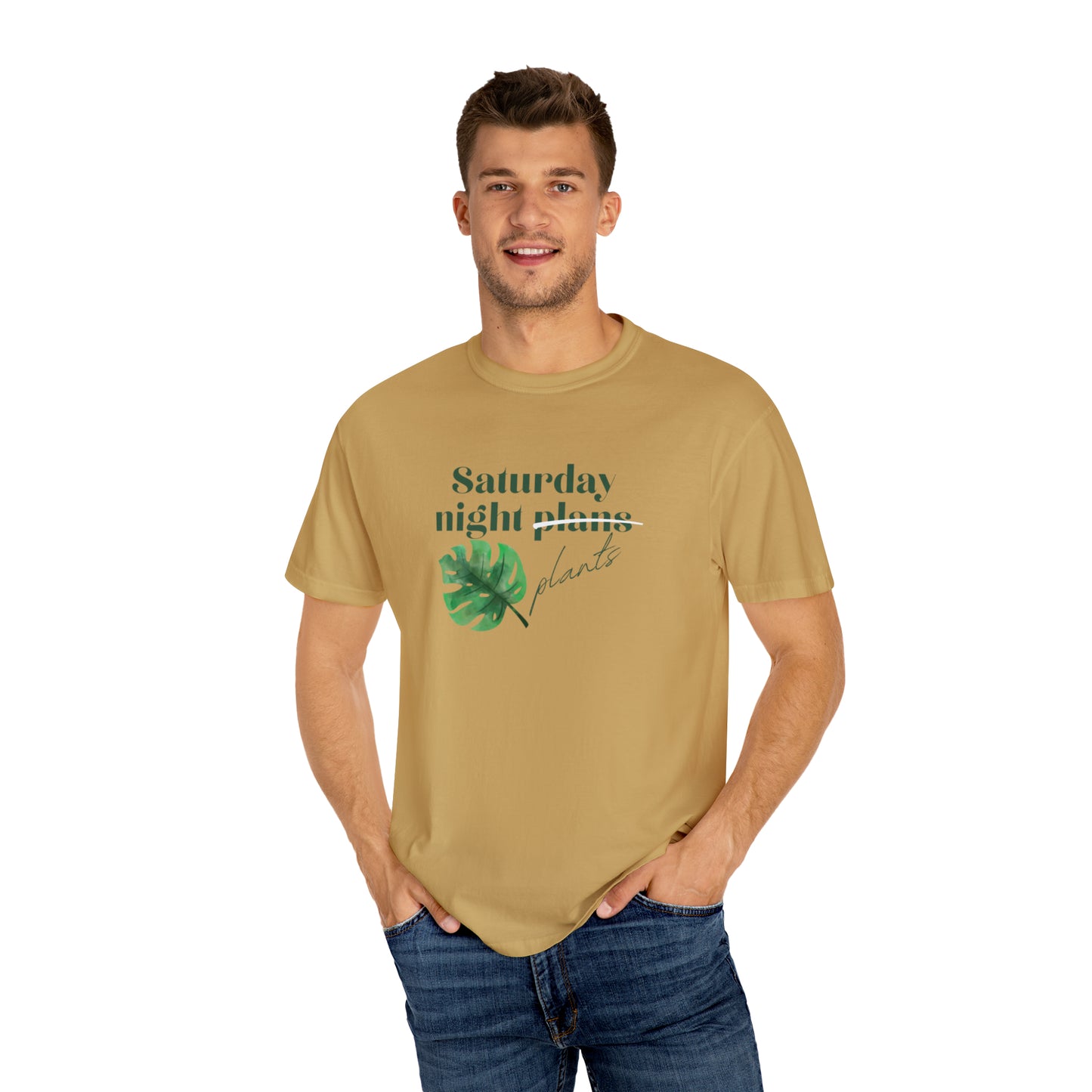 Saturday Night Plants Unisex Garment-Dyed T-shirt