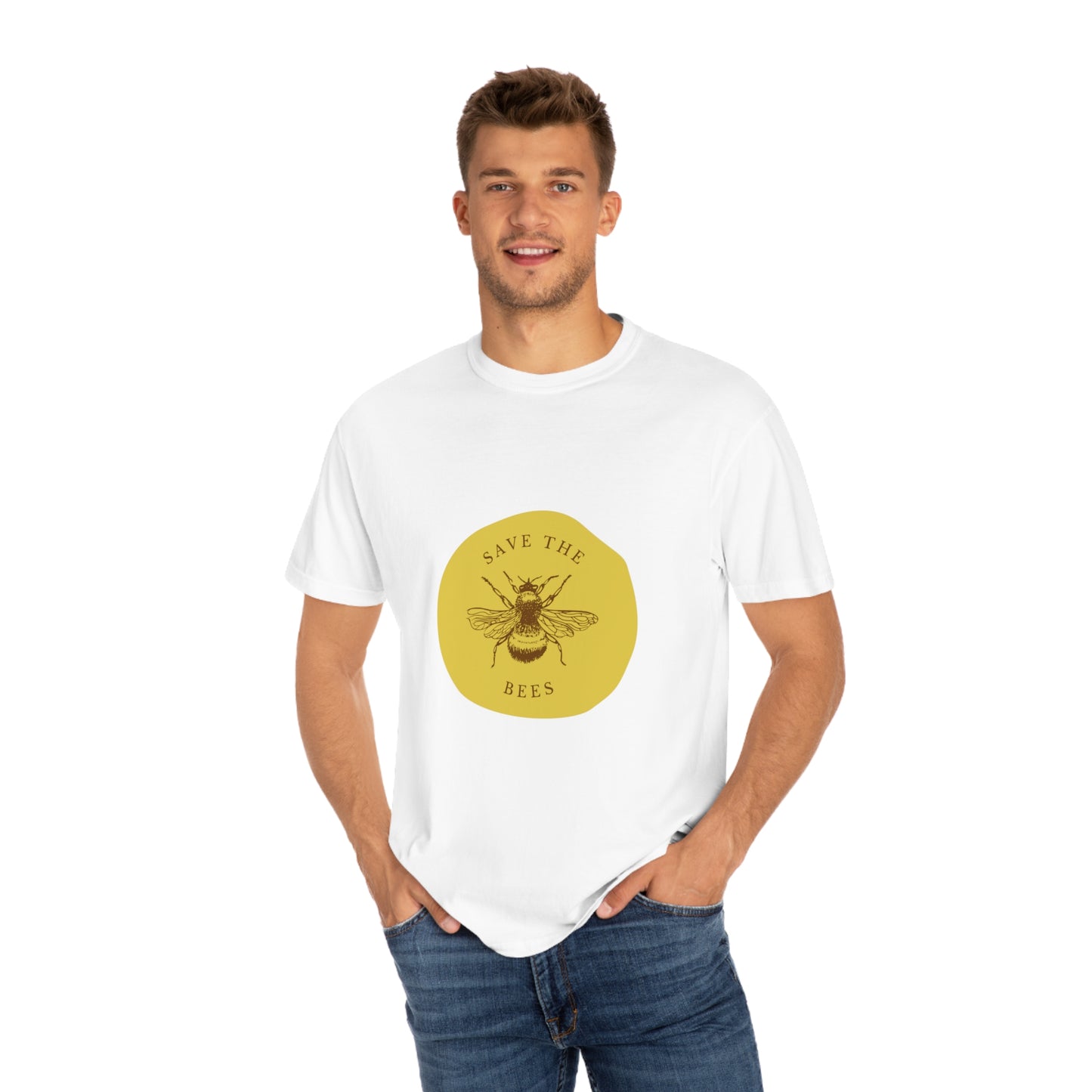 Save The Bees Unisex Garment-Dyed T-shirt