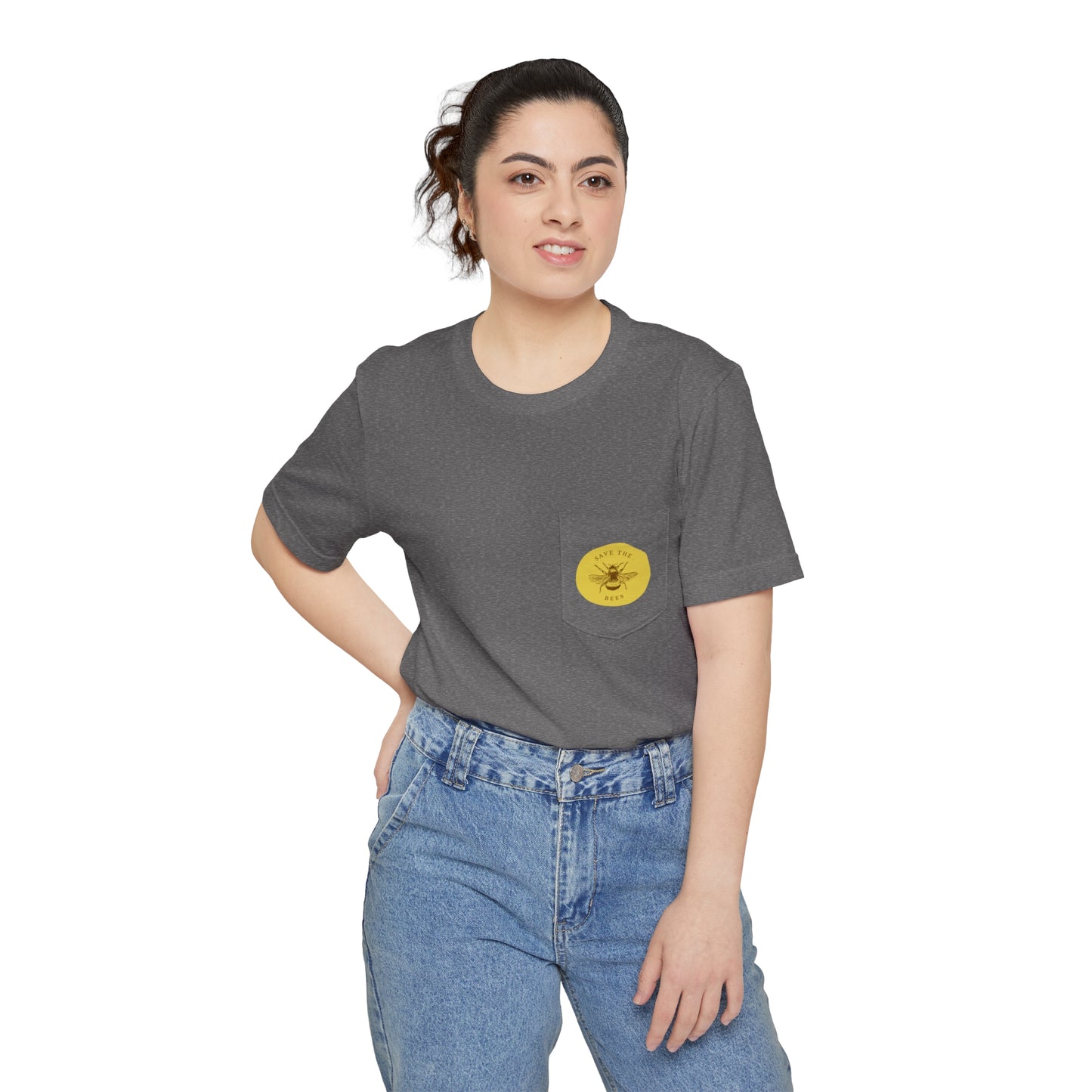 Save The Bees Unisex Pocket Tee