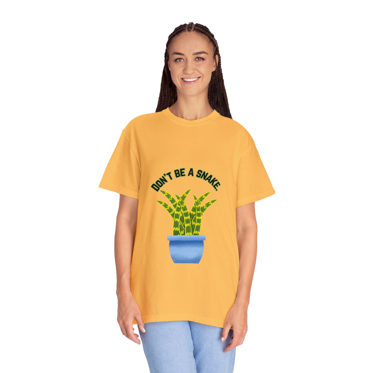 Don't Be A Snake Unisex Garment-Dyed T-shirt