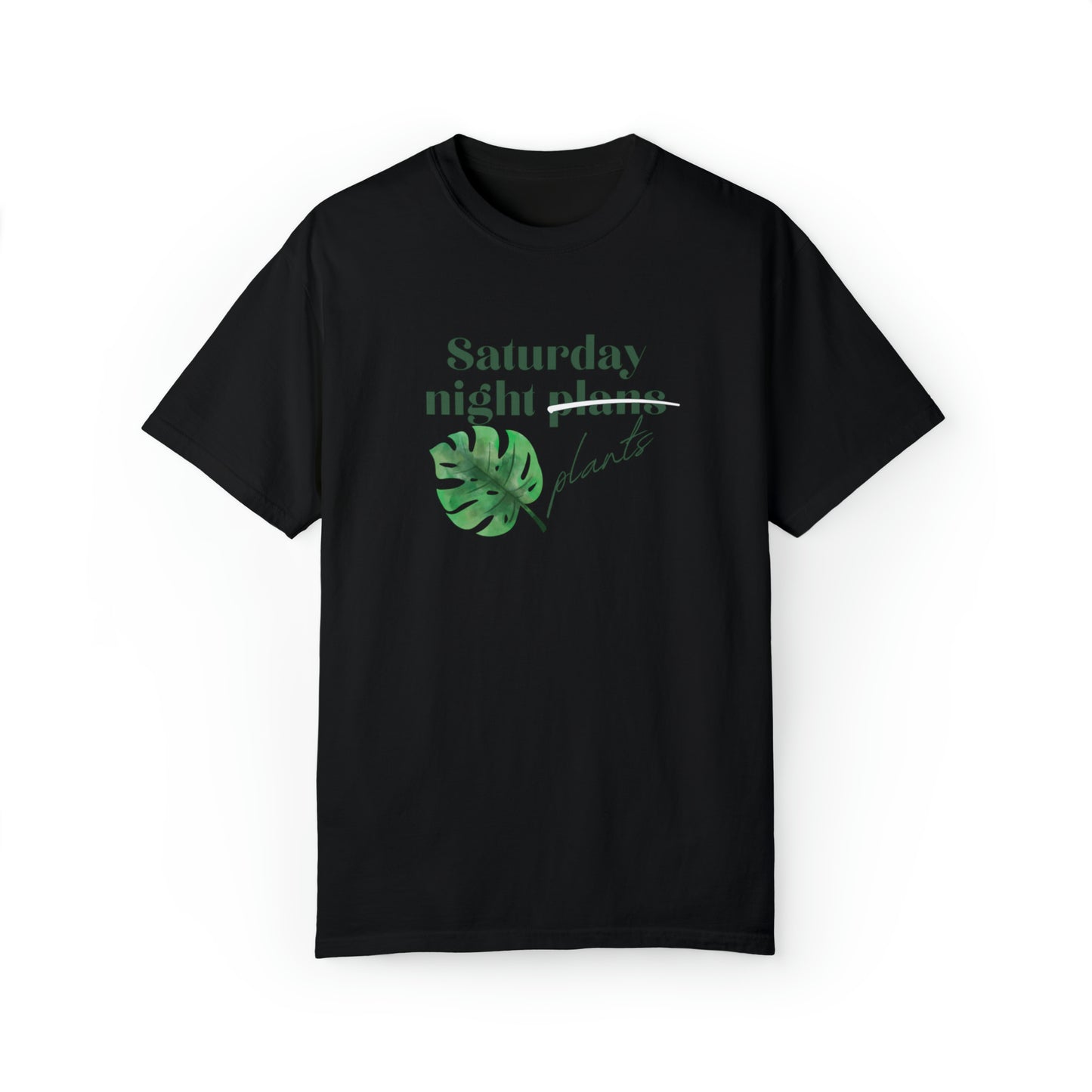 Saturday Night Plants Unisex Garment-Dyed T-shirt