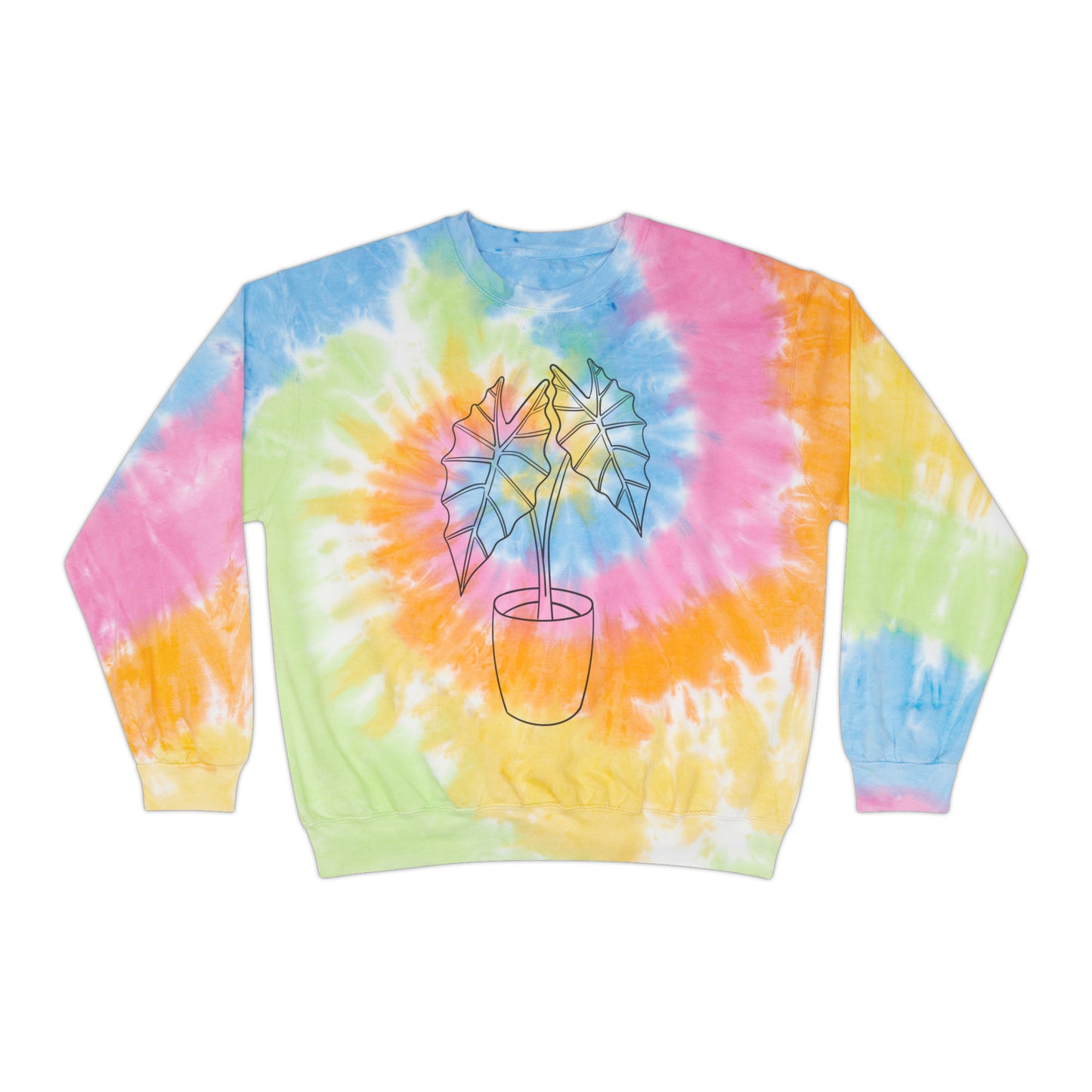 Alocasia Unisex Tie-Dye Crewneck