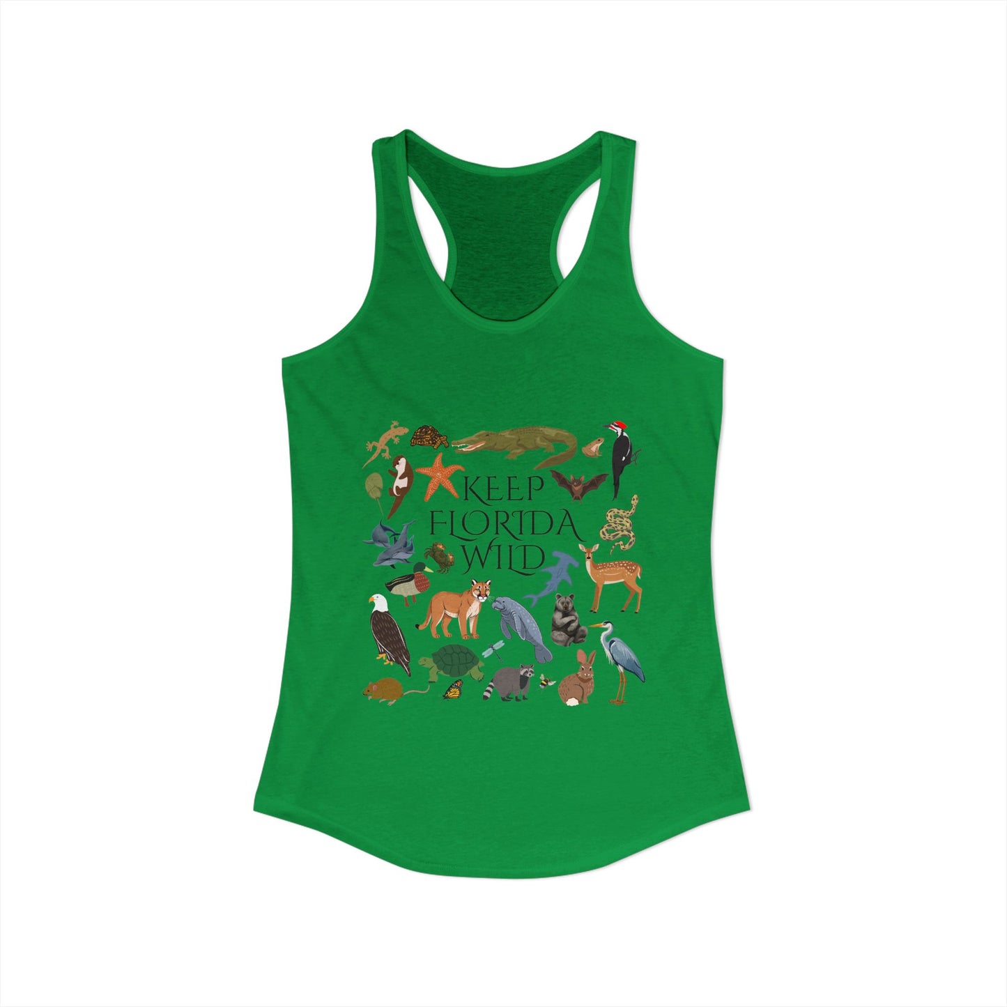 Keep Florida Wild Women's Racerback Tank