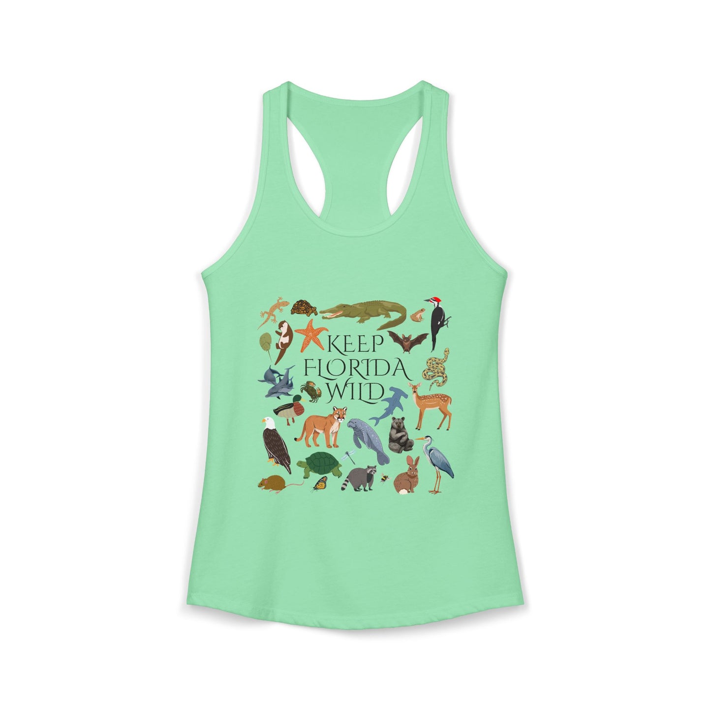 Keep Florida Wild Women's Racerback Tank