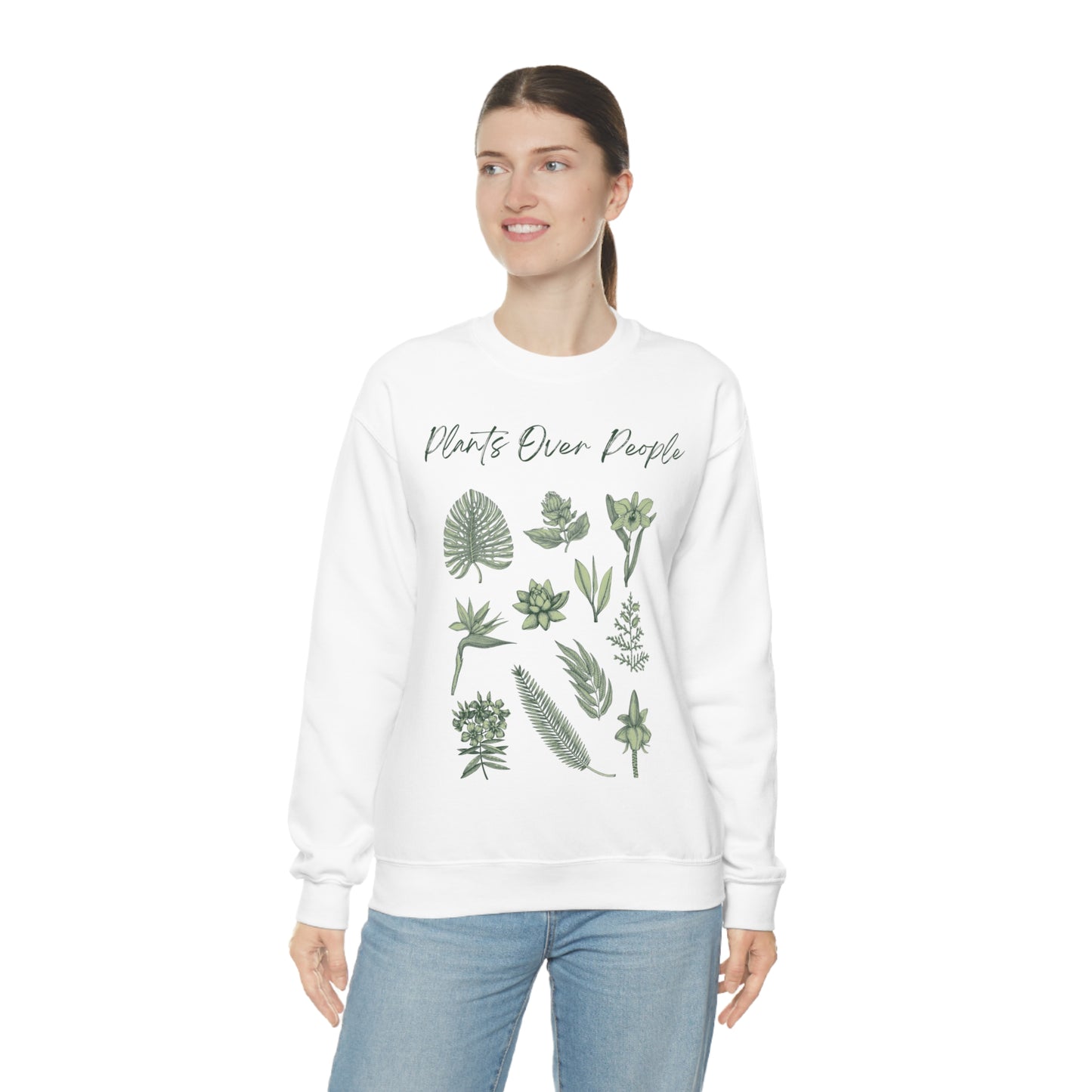 Plants Over People Unisex Crewneck