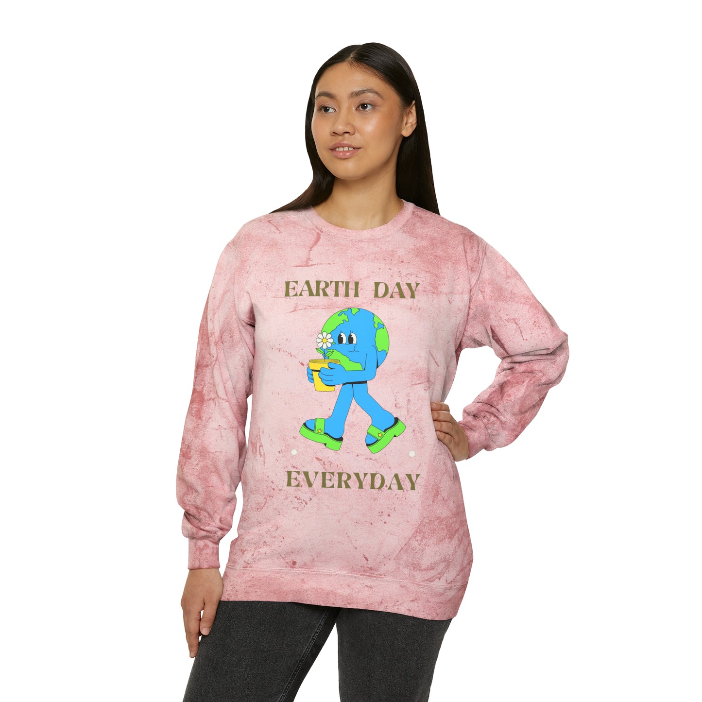 Earth Day Everyday Unisex Color Blast Crewneck