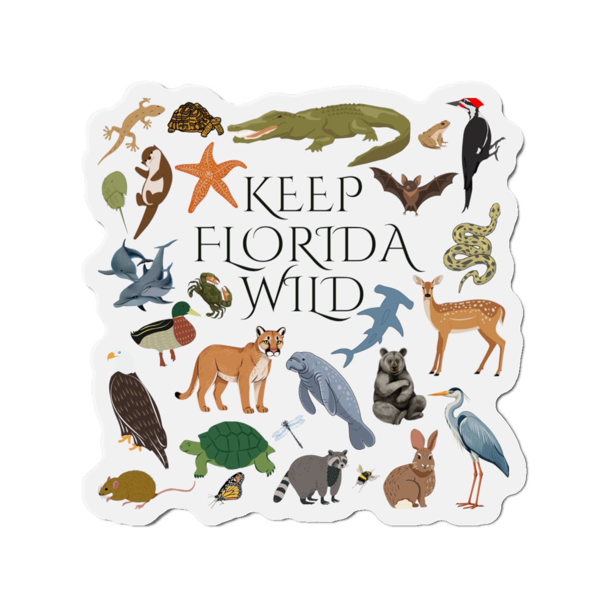 Keep Florida Wild Magnets