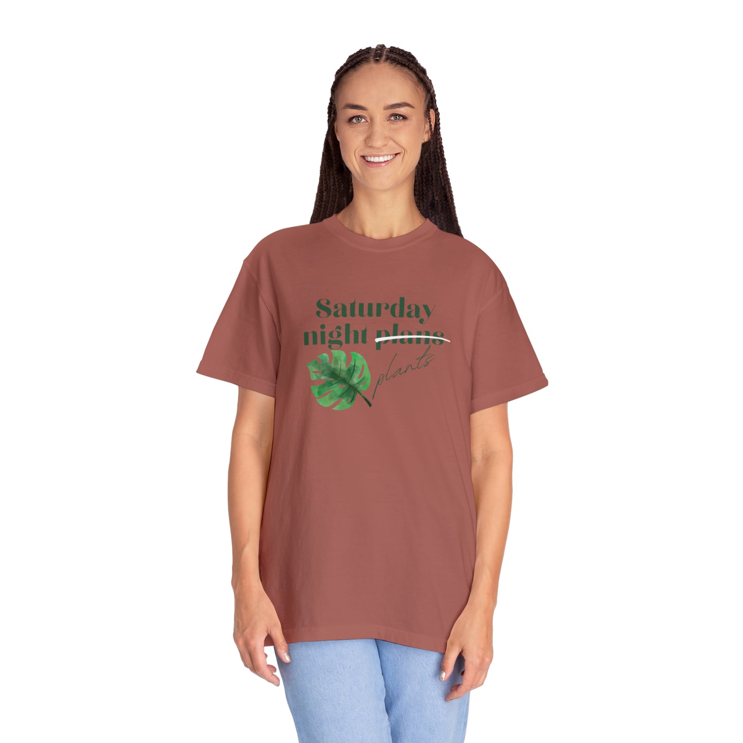 Saturday Night Plants Unisex Garment-Dyed T-shirt