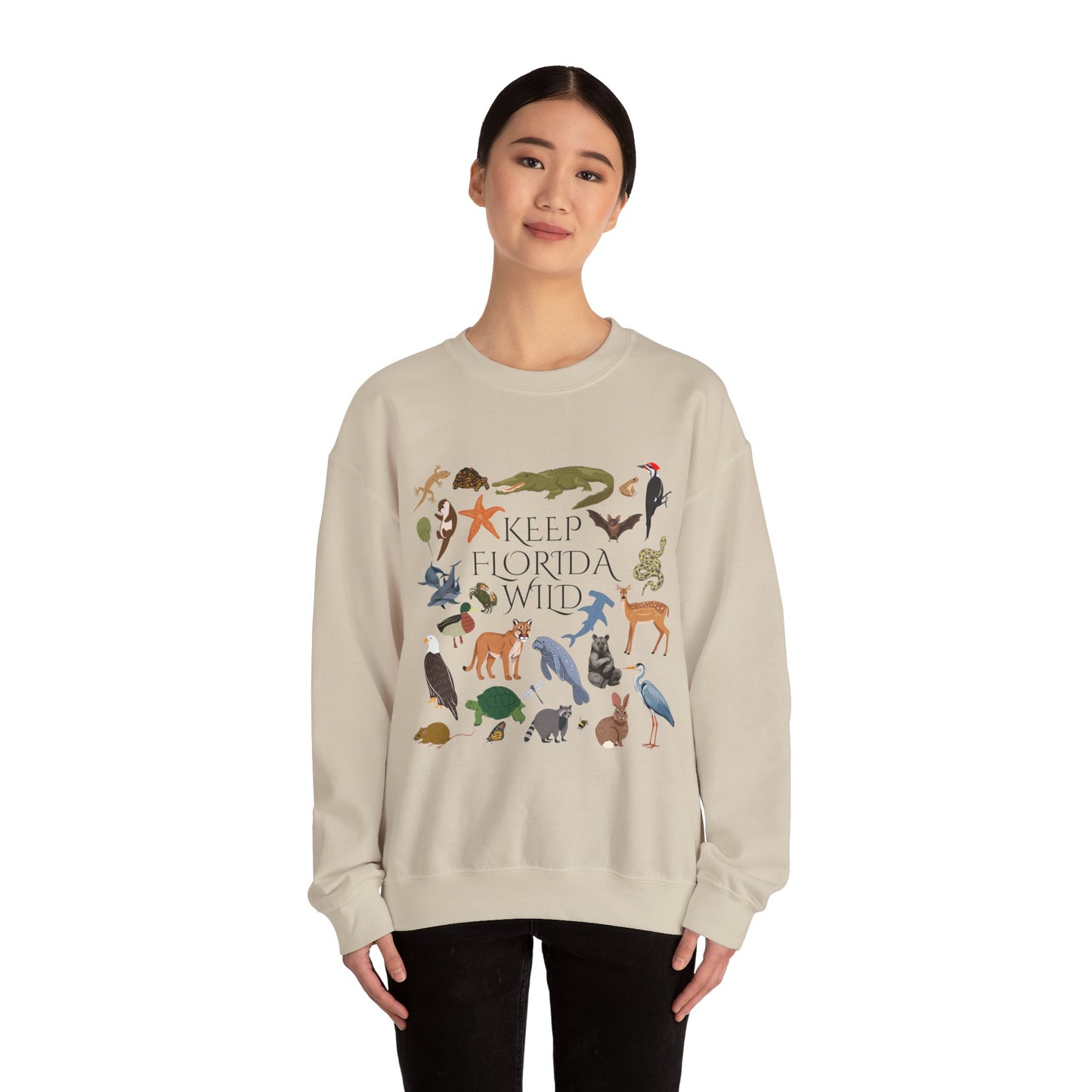 Keep Florida Wild Unisex Crewneck Sweatshirt