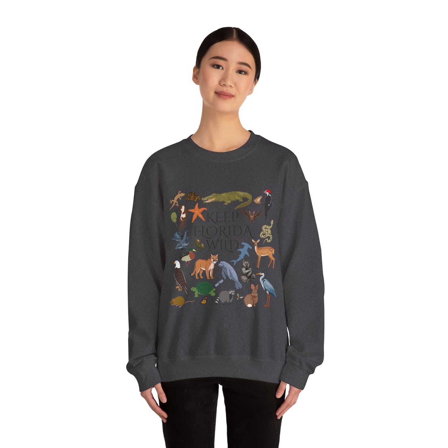 Keep Florida Wild Unisex Crewneck Sweatshirt