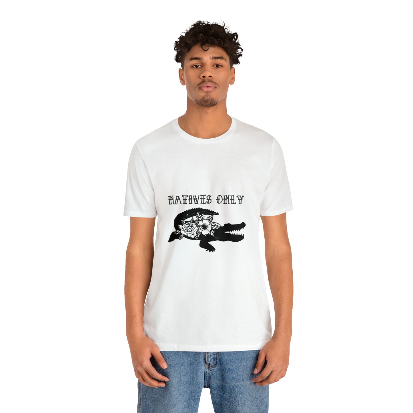 Natives Only Alligator Unisex Jersey Tee