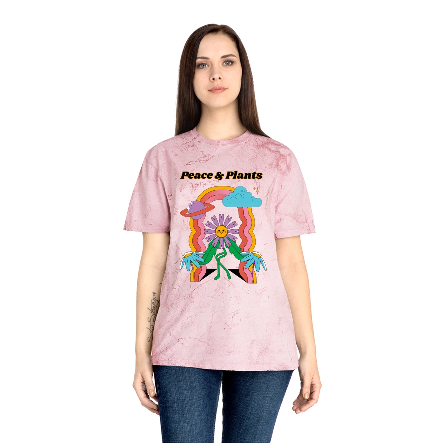 Peace & Plants Color Blast T-Shirt