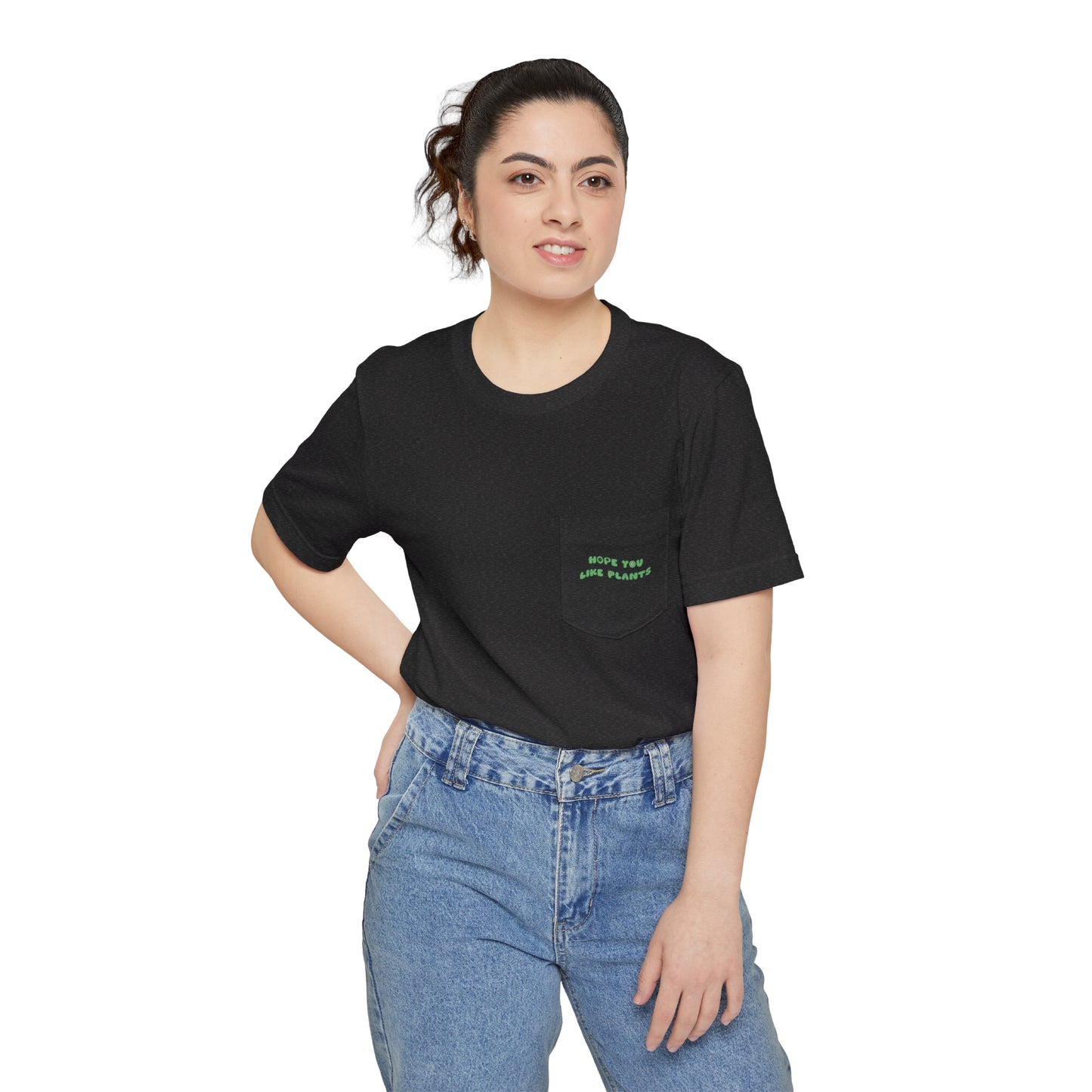 Hope You Like Plants Unisex Pocket Tee