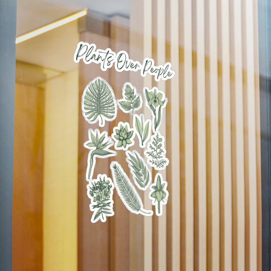 Plants Over People Vinyl Decals