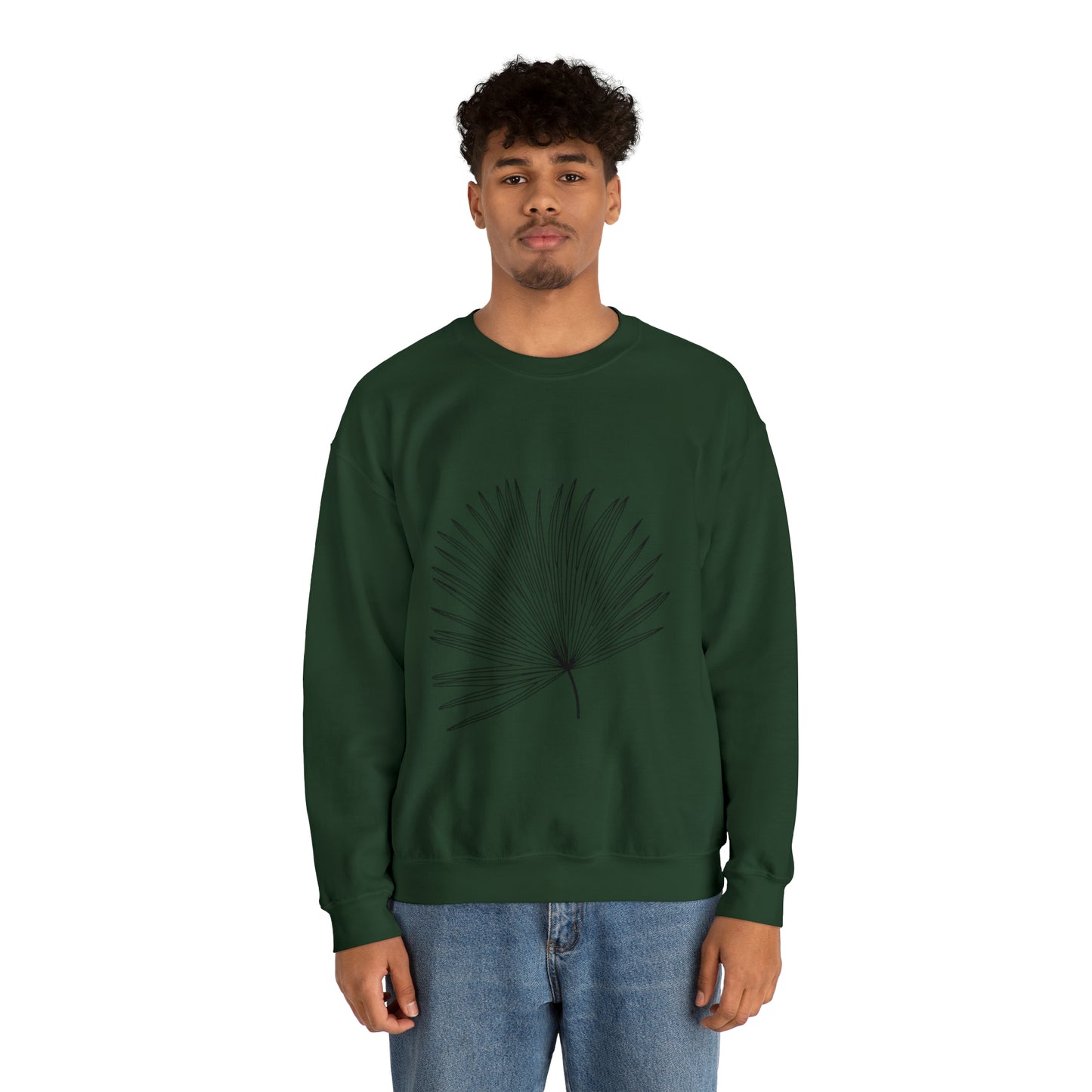 Palm Leaf Unisex Crewneck Sweatshirt