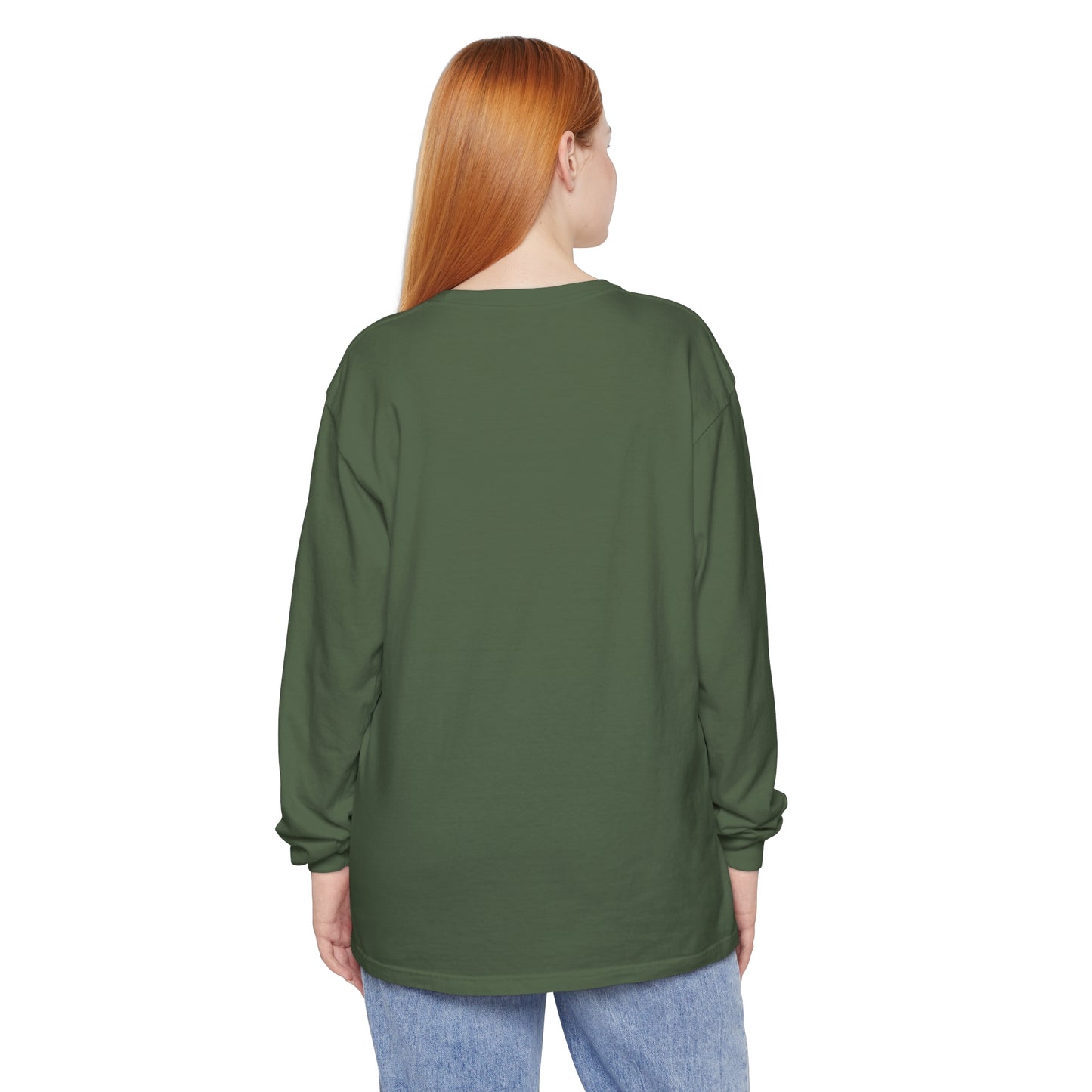 Plants & Cats Are All I Need Unisex Garment-dyed Long Sleeve