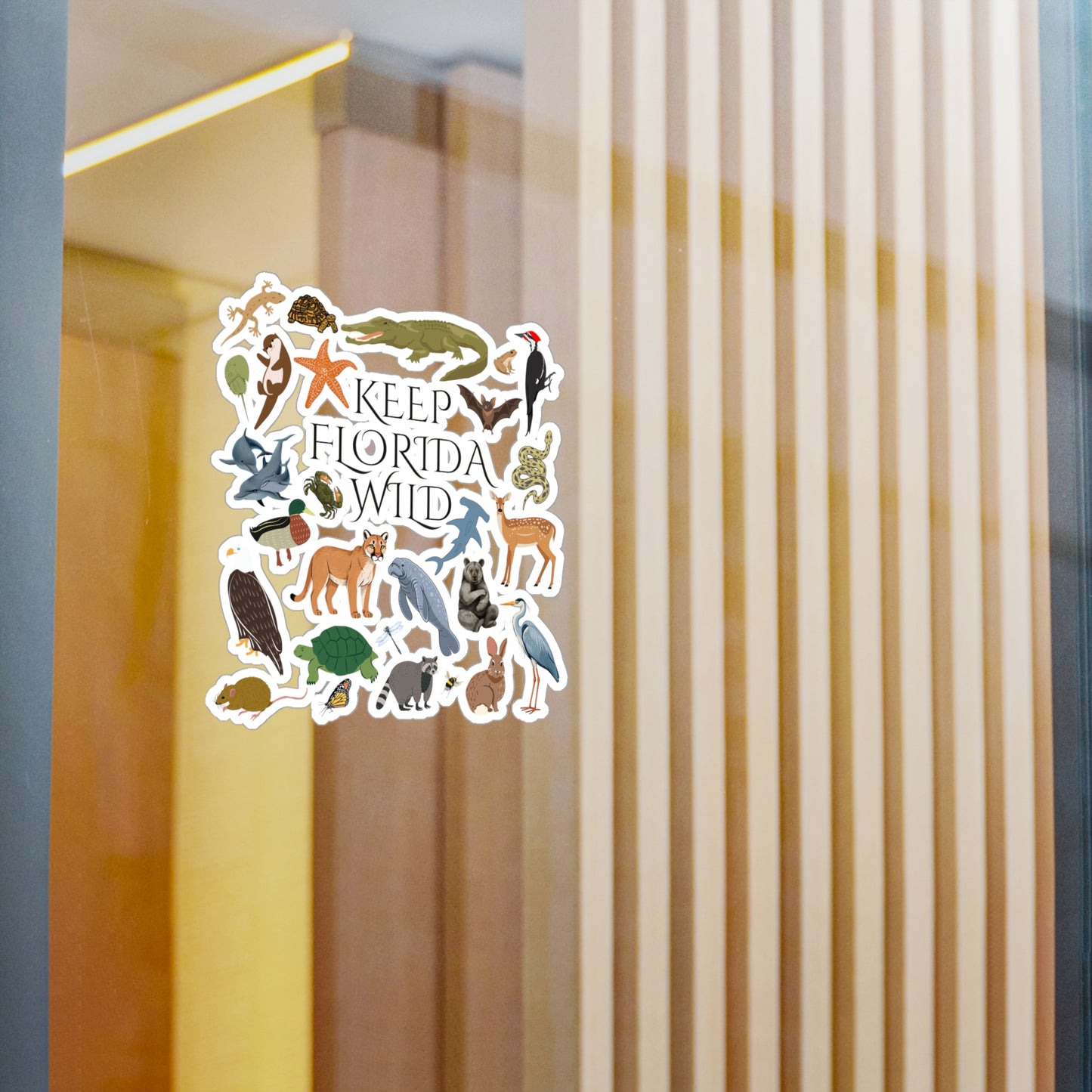 Keep Florida Wild Vinyl Decals