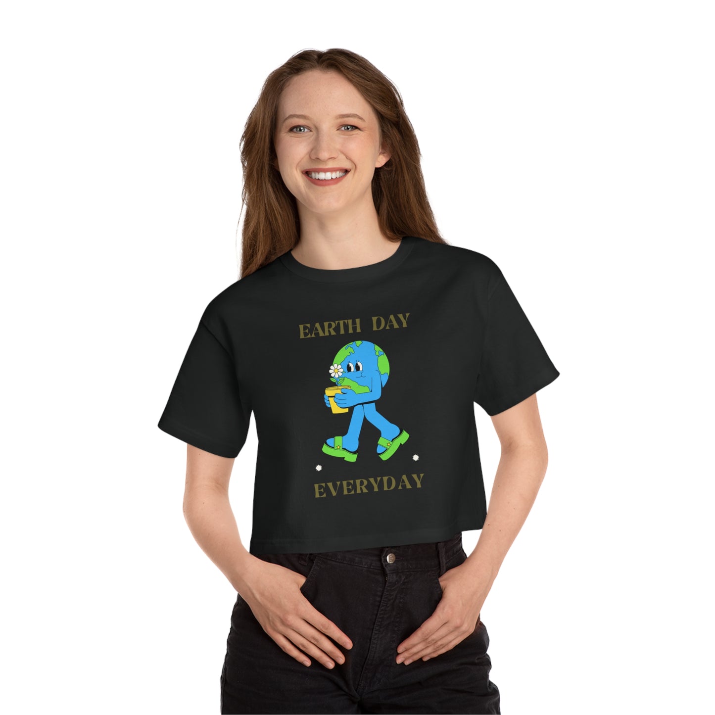 Earth Day Everyday Champion Women's Cropped T-Shirt