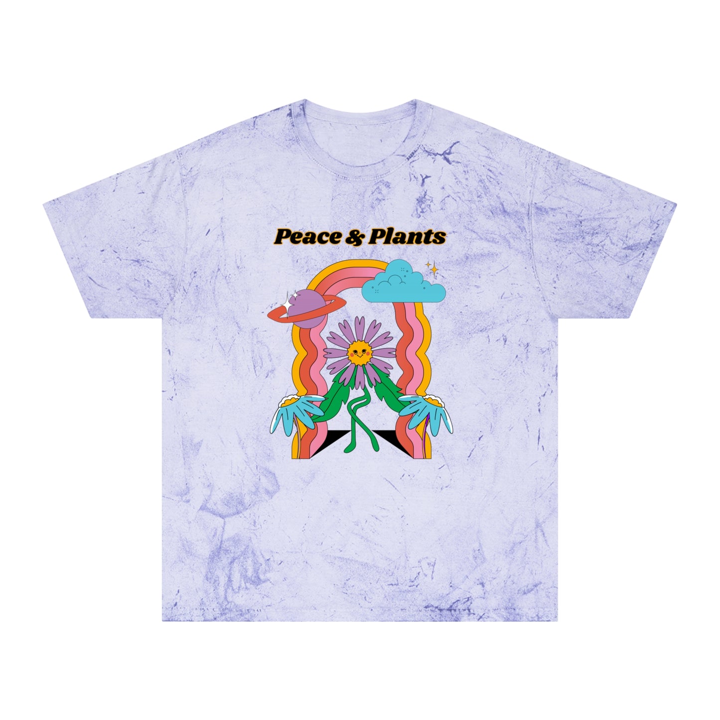 Peace & Plants Color Blast T-Shirt