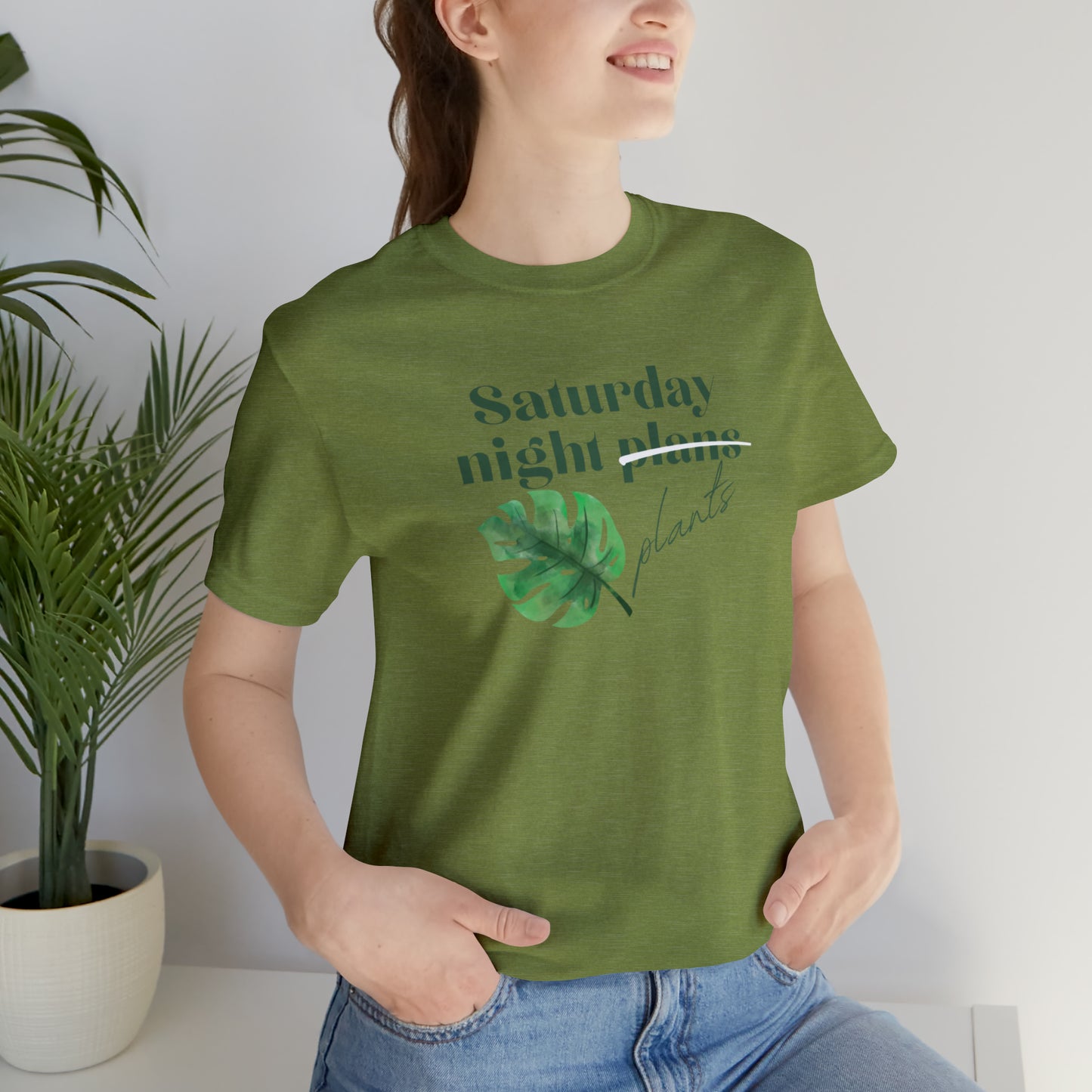 Saturday Night Plants Unisex Jersey Short Sleeve