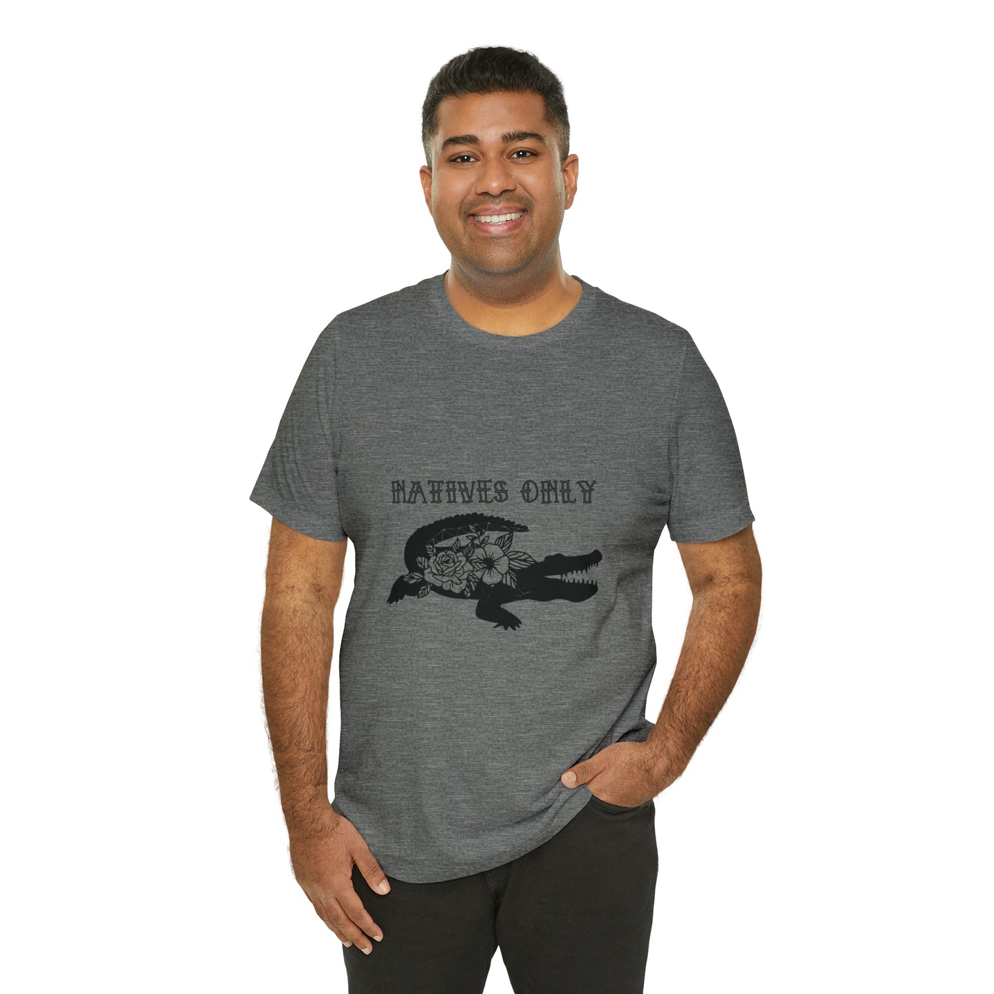 Natives Only Alligator Unisex Jersey Tee