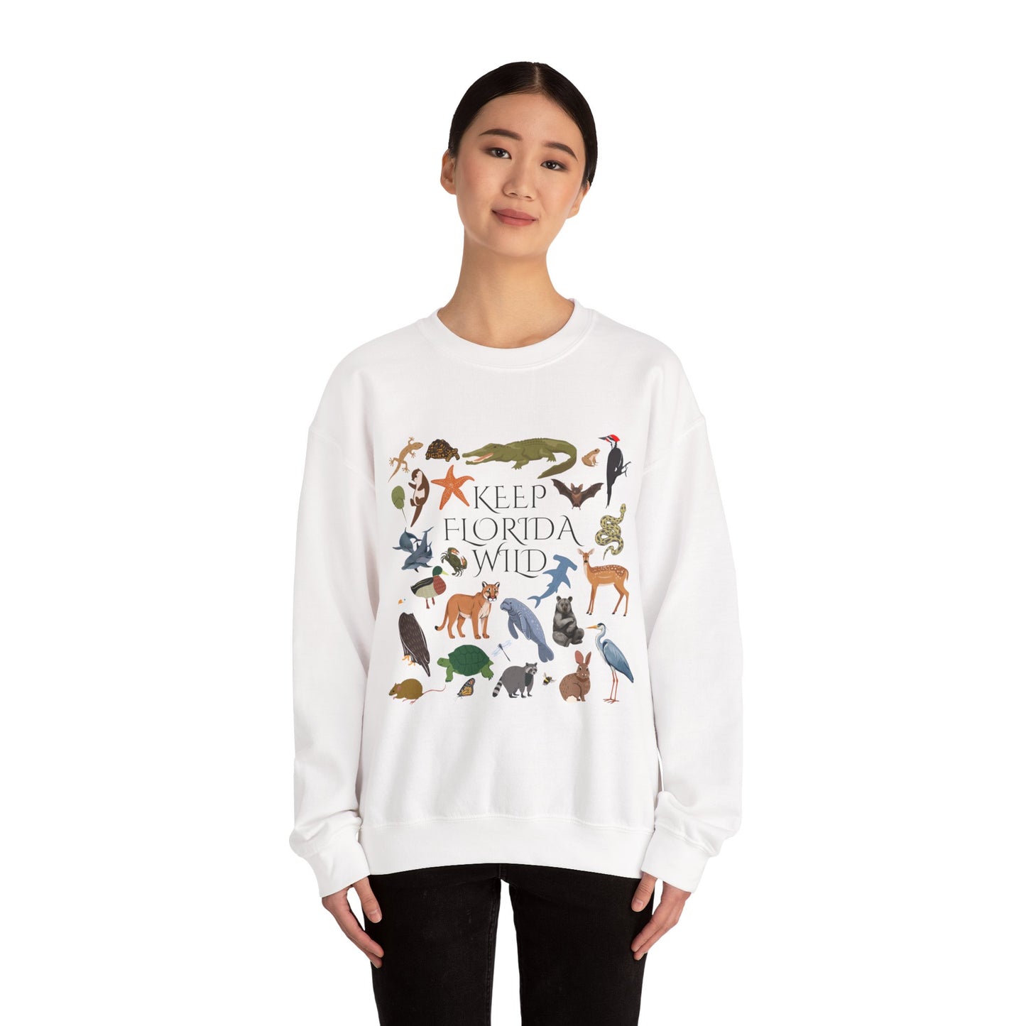 Keep Florida Wild Unisex Crewneck Sweatshirt