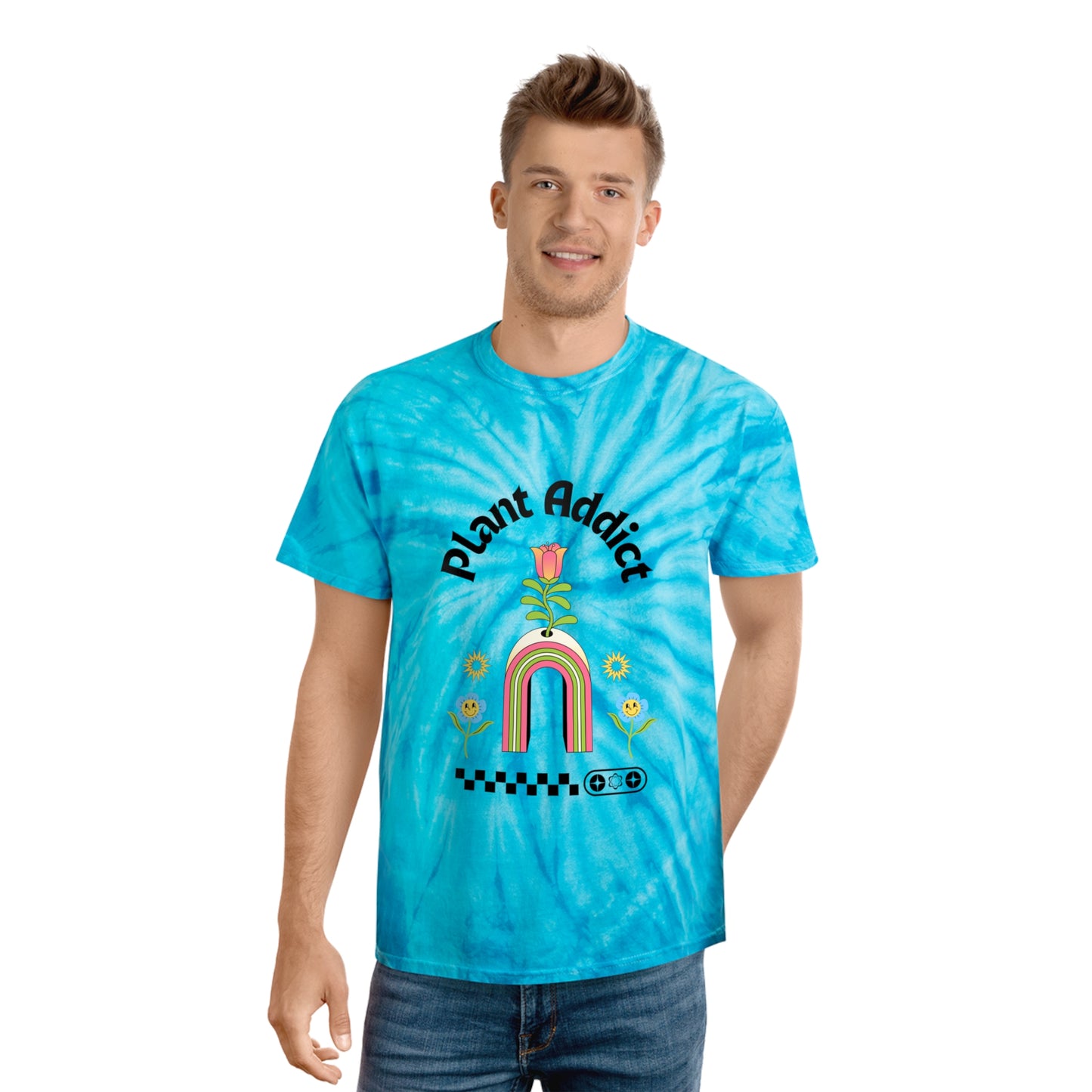 Plant Addict Tie-Dye Tee, Cyclone