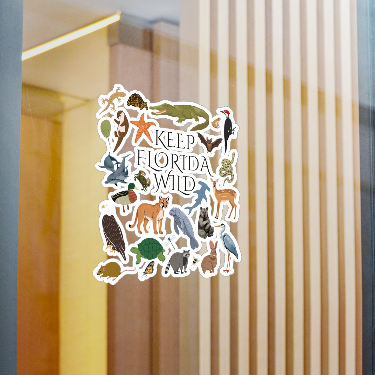 Keep Florida Wild Vinyl Decals