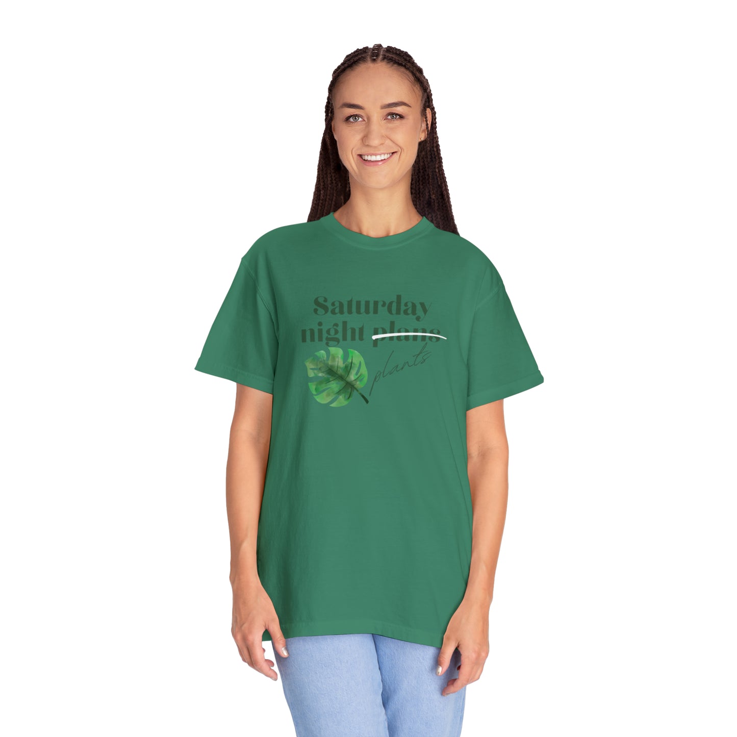 Saturday Night Plants Unisex Garment-Dyed T-shirt