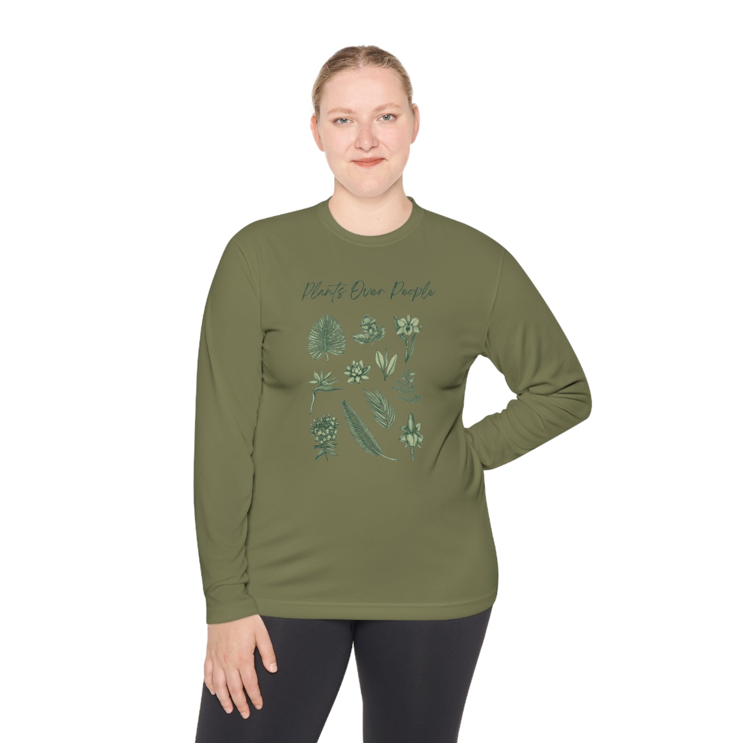 Plants Over People Unisex Lightweight Long Sleeve
