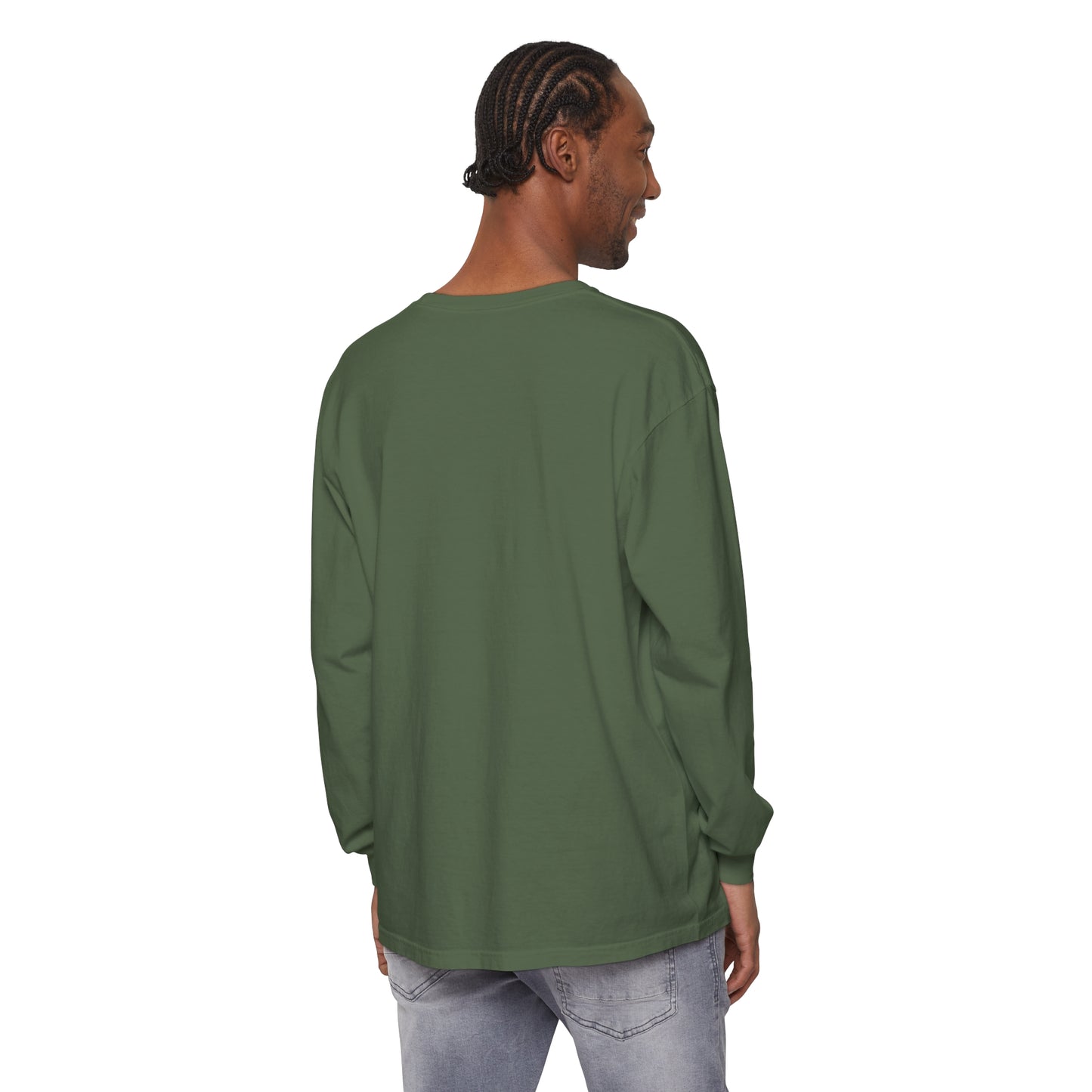 Plants & Cats Are All I Need Unisex Garment-dyed Long Sleeve
