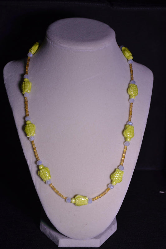 Beaded Sea Turtle necklace