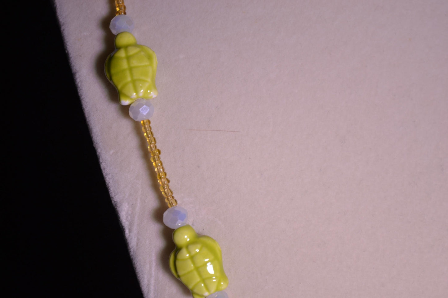 Beaded Sea Turtle necklace